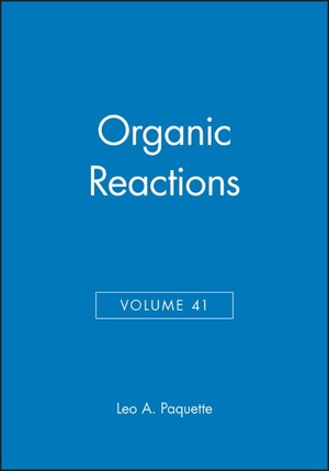 Wiley-VCH - Organic Reactions, Volume 41